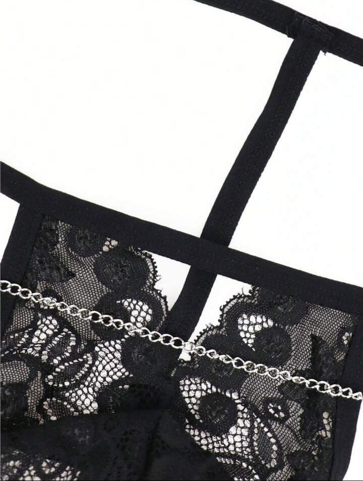 Men's Lace Trim Thong Underwear, Fashionable & Alluring